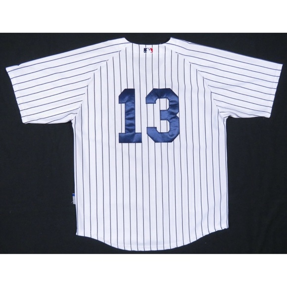NWOT Alex Rodriguez New York Yankees Majestic Authentic Cool Base #13 Jersey 52 - Picture 1 of 8